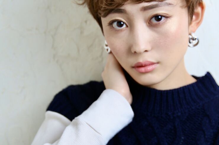 大人可愛い 20代30代小顔 ショートボブ丸み前下がりh