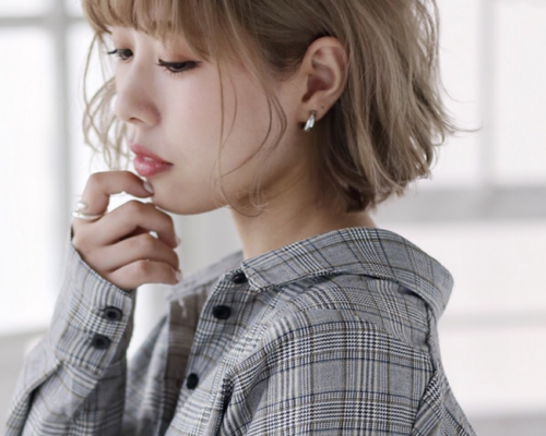 デジタルパーマ ナチュラル ふわふわボブ 大人かわいい　ショートボ